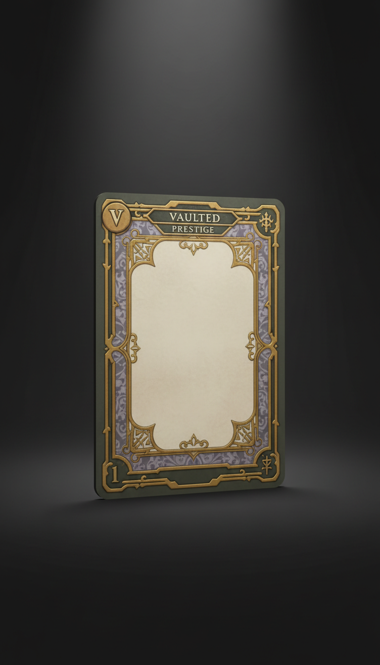 Carta collezionabile foil firmata esclusiva